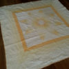 vintage yellow quilt