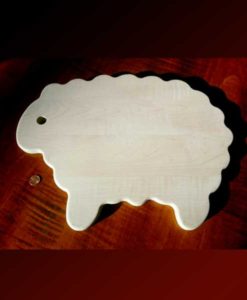 lamb shaped cutting board