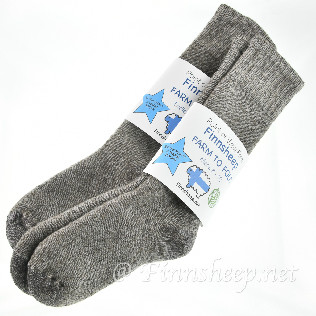 Farm to Foot FINNSHEEP Wool Extra Thick Socks - Women's and Men's sizes