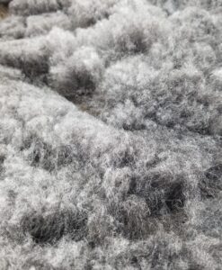 A close up of the fur on a blanket