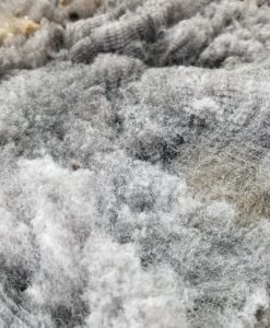 A pile of wool that is very soft and fuzzy.