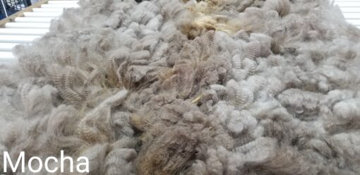 A pile of wool is shown in this picture.