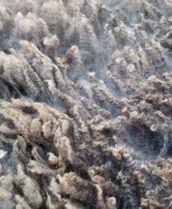 A close up of the sand on the beach