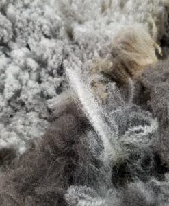 A close up of the fur on a cat.